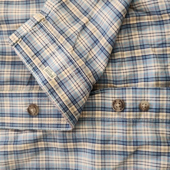 Twenty X by Wrangler Blue & White Plaid Button-Up Shirt - Picture 7 of 10